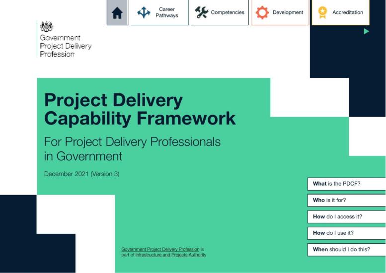 Project Delivery Capability Framework 2021