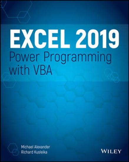 Excel 2019 Power Programming With VBA