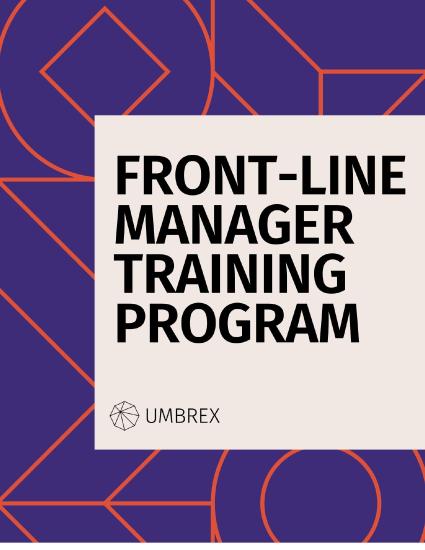 Front-line Manager Training Program
